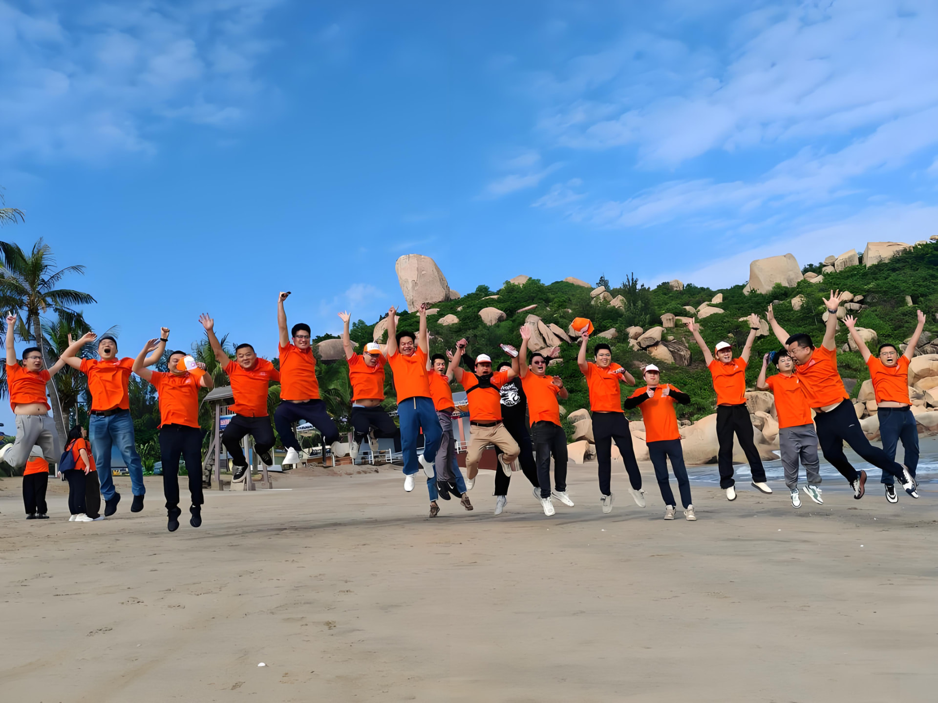 BrandedGiftHub team members on a company outing