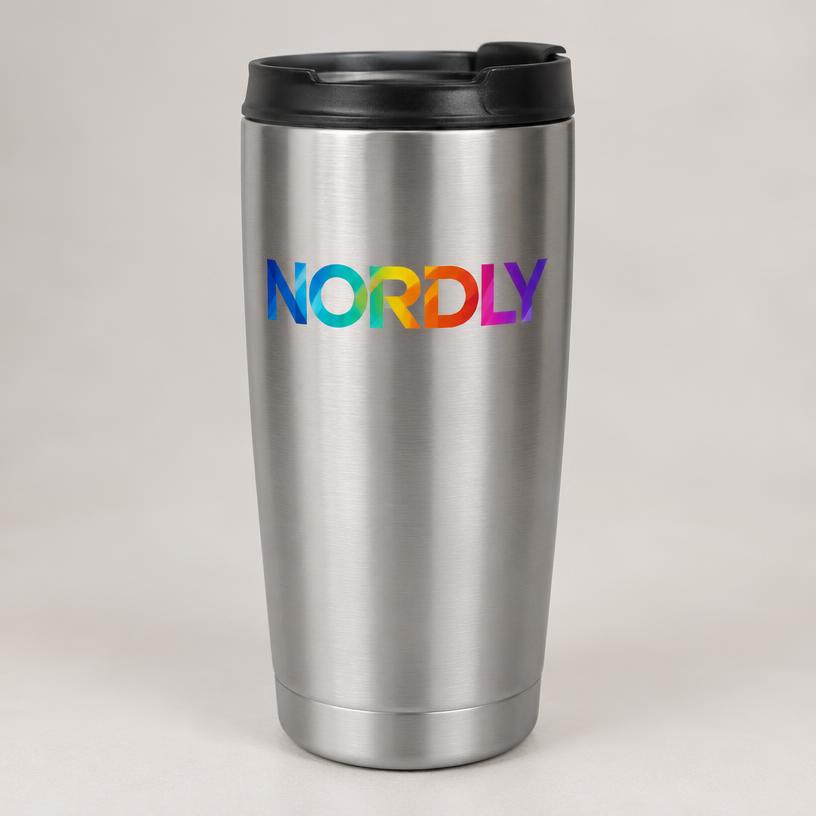Example UV Full-Color mockup on a steel tumbler