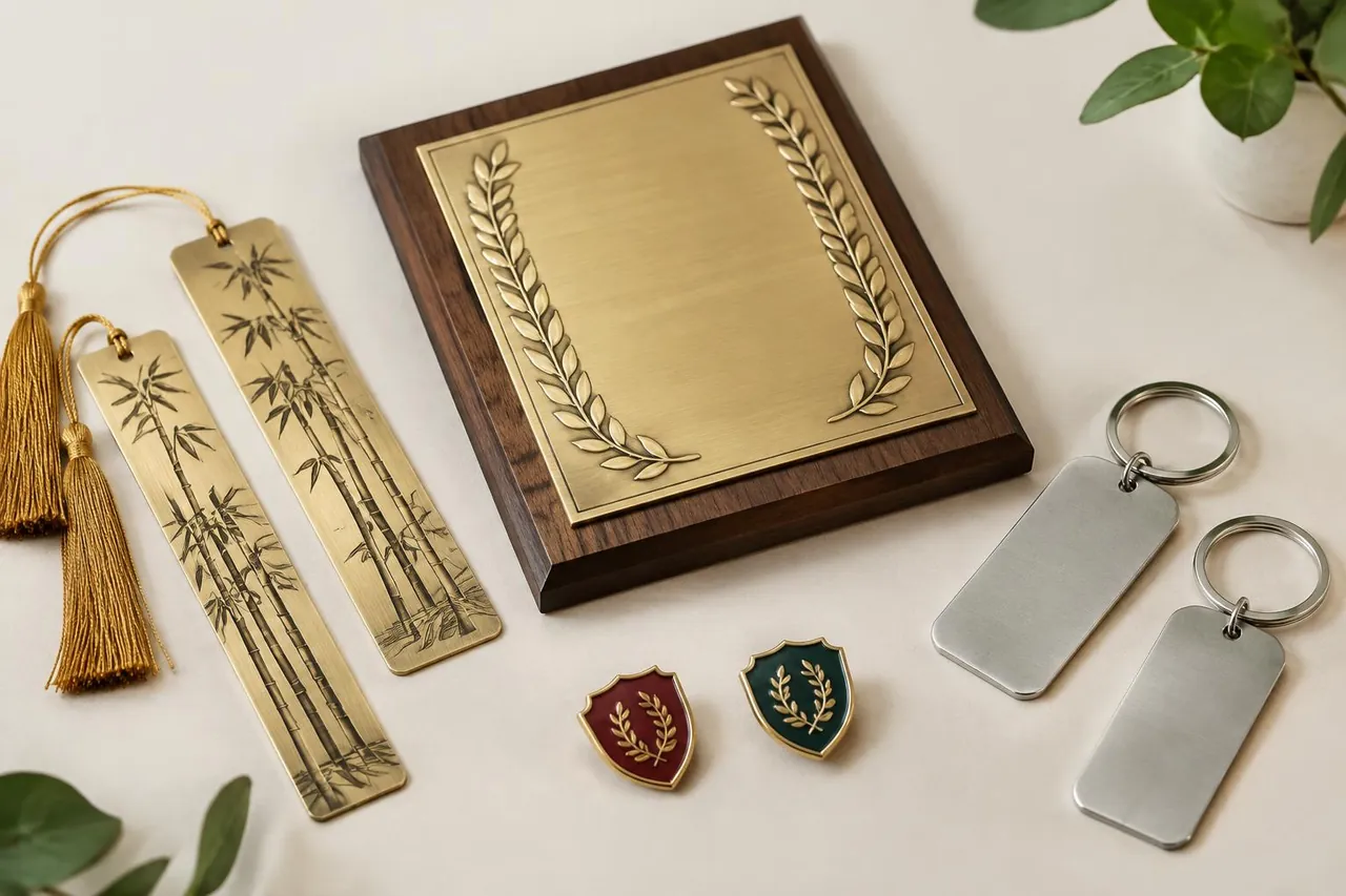 Illustrative brass cultural souvenir range, not a project photograph