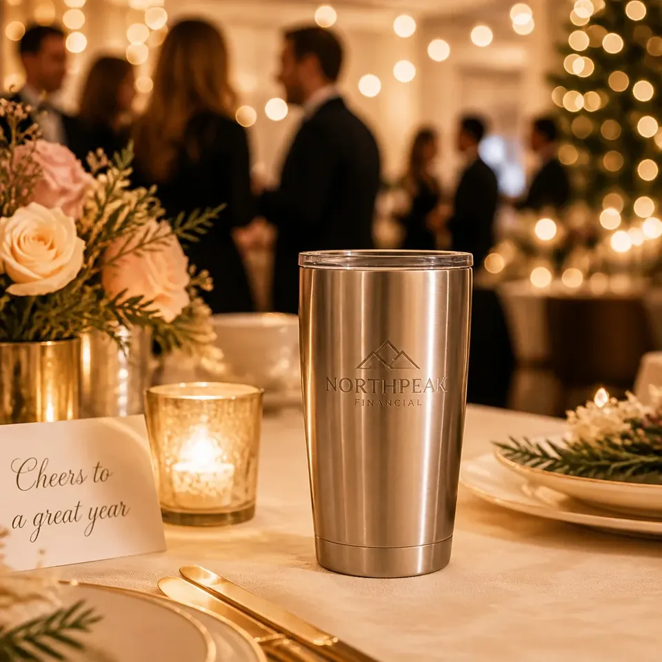 Laser Engraved Stainless Steel Tumbler