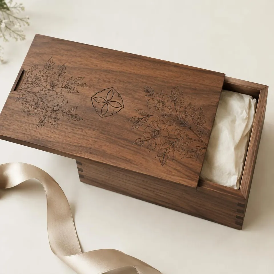 Custom Wooden Gift Box Lids